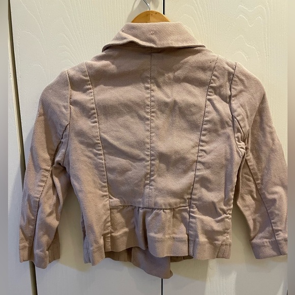 Express Design Studio Women's Double-Breasted Crop High Low Jacket - Light Pink - Picture 4 of 13